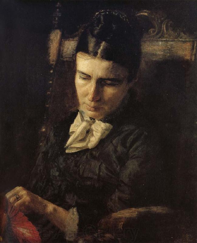 Thomas Eakins Dr. Brinton-s Wife Spain oil painting art